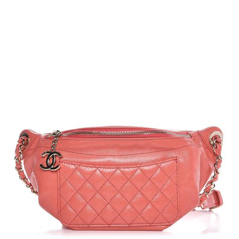 chanel pink waist bag|chanel waist bags for women.